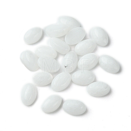 Natural White Jade Cabochons G-A094-01A-13-1