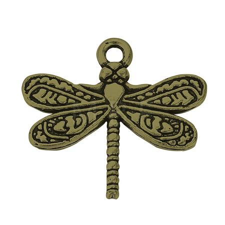 Tibetan Style Alloy Pendants TIBEP-Q061-41AB-LF-1