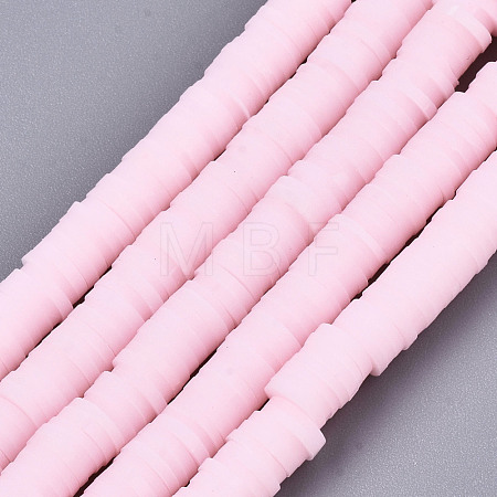 Handmade Polymer Clay Beads Strands CLAY-R089-6mm-125-1