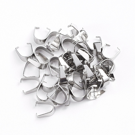 Stainless Steel Snap on Bails YS-TAC0003-05A-P-1