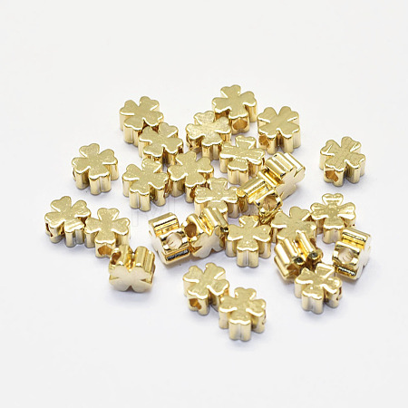Long-Lasting Plated Brass Beads X-KK-K193-057G-NF-1