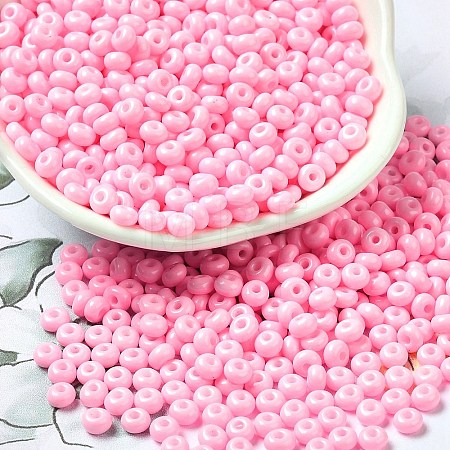 Baking Paint Glass Seed Beads SEED-B001-02A-15-1