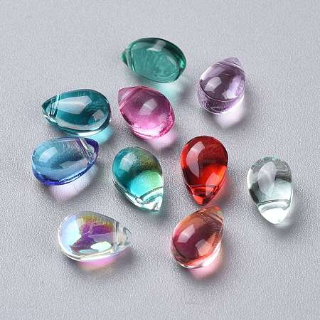 Transparent Glass Beads X-GGLA-M004-05A-1