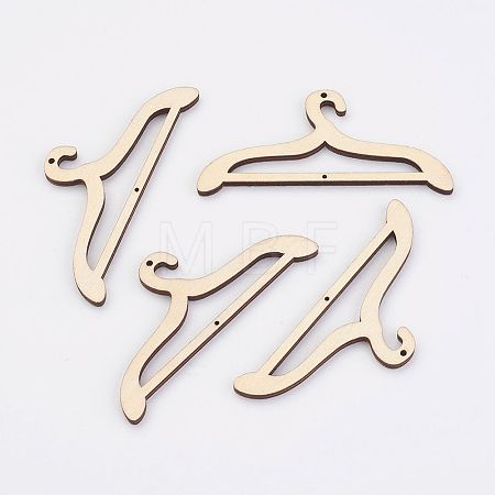 Undyed Wooden Pendant LS-WOOD-K005-10-1