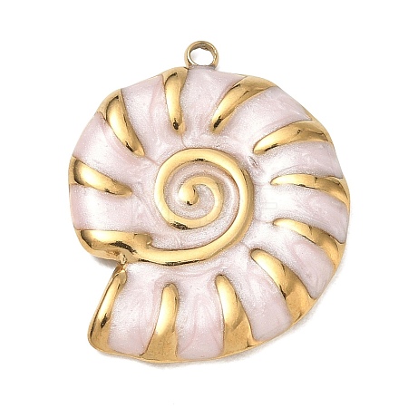 304 Stainless Steel Enamel Pendants SA-CBA800D-02B-G-1