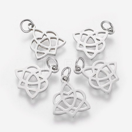 Tarnish Resistant 304 Stainless Steel Pendants STAS-Q201-T458S-1