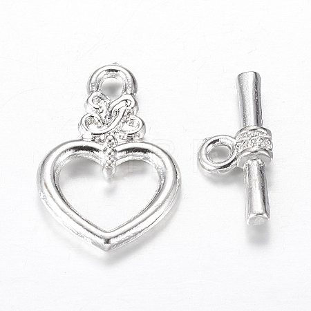 Alloy Toggle Clasps EA9137Y-NFS-1