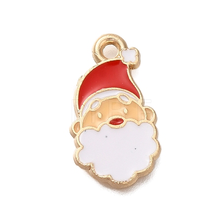 Christmas Theme Alloy Enamel Pendants FIND-M039-02J-1