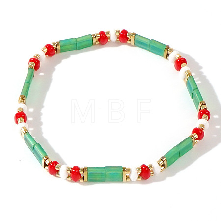 Christmas Acrylic Beads Stretch Bracelets for Women GG0604-5-1