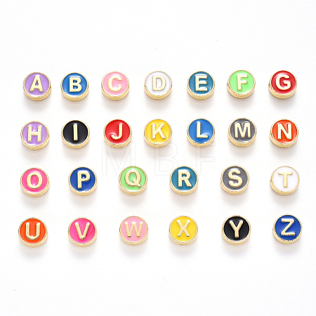 Alloy Enamel Beads ENAM-YW0001-23-RS-1