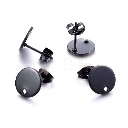 304 Stainless Steel Stud Earring Findings X-STAS-K184-01-02B-1