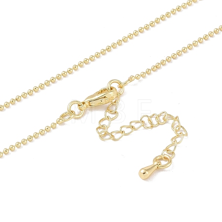 Brass Chain Necklaces NJEW-P309-09G-1