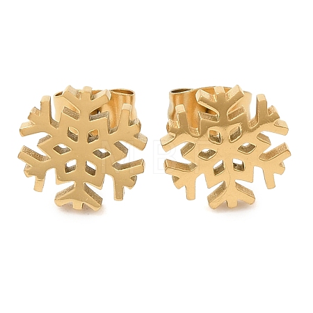 304 Stainless Steel Stud Earrings EJEW-I311-03A-G-1