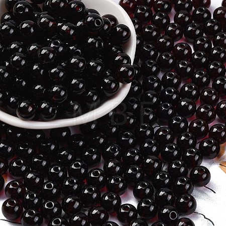 Transparent Colours Glass Seed Beads SEED-Z004-T8MM-06-1