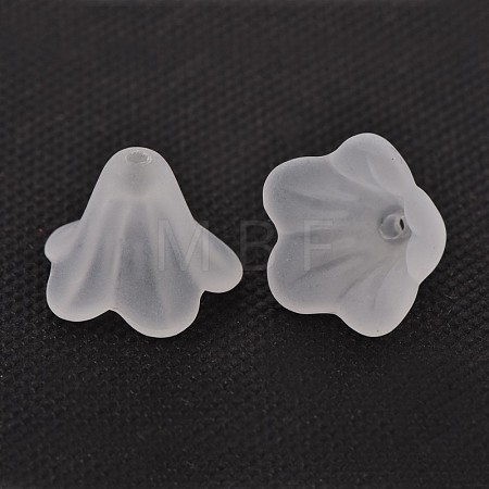 Frosted Acrylic Beads X-PL692-13-1