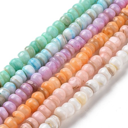 Natural Cultured Freshwater Shell Beads Strands SHEL-F002-01-1