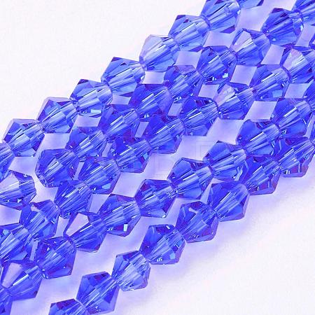 Imitation Austrian Crystal 5301 Bicone Beads GLAA-S026-02-1