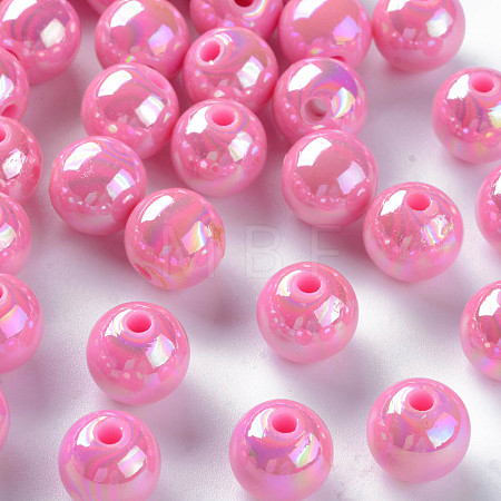 Opaque Acrylic Beads MACR-S370-D10mm-A02-1