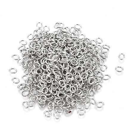 Tarnish Resistant 304 Stainless Steel Open Jump Rings STAS-F250-11P-J-1