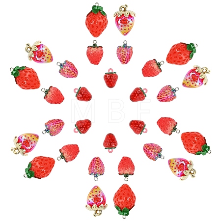 Strawberry Pendant Kits DIY-YW0016-23-1
