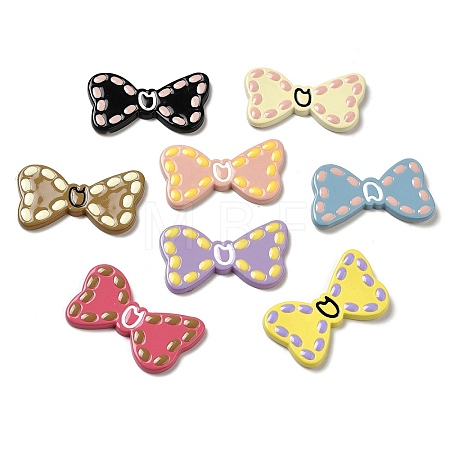 Opaque Resin Cabochons RESI-F050-12-1