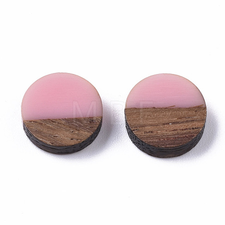 Resin & Wood Cabochons RESI-S358-70-H39-1