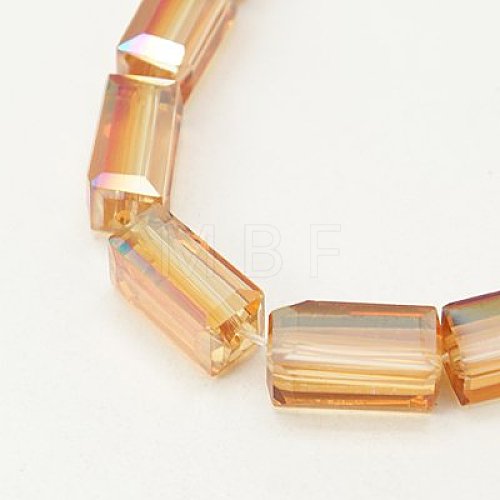 Electroplate Glass Beads EGLA-J023-12x6mm-WLS01-1