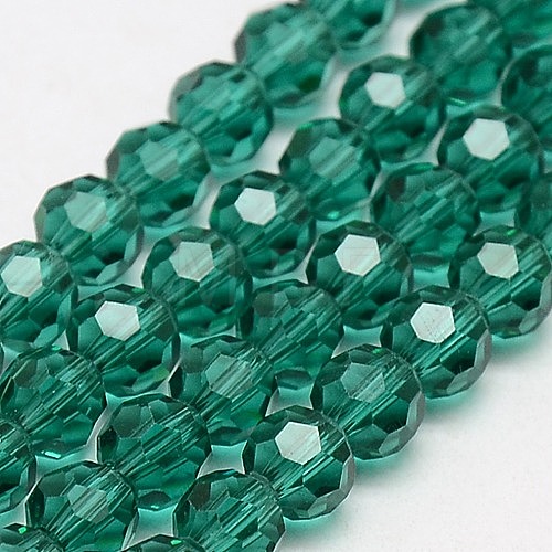 Glass Beads Strands X-EGLA-J042-6mm-13-1