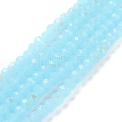 Electroplate Glass Beads Strands EGLA-A034-J2mm-L06-1