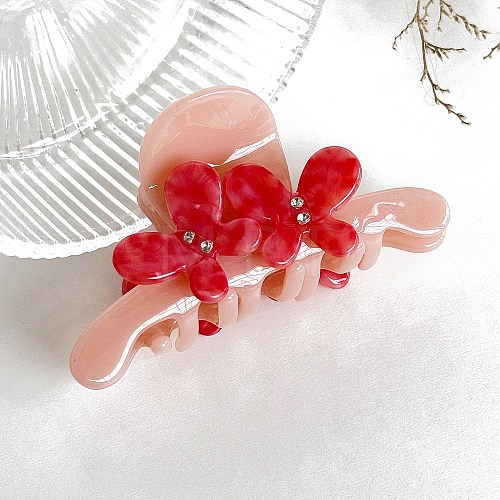 Cellulose Acetate & Iron Claw Hair Clips PW-WG2B873-02-1