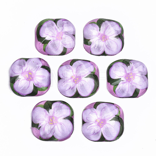 Translucent Acrylic Cabochons KY-T022-16-1