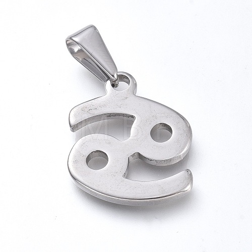 Non-Tarnish 304 Stainless Steel Pendants STAS-L210-06H-P-01-1