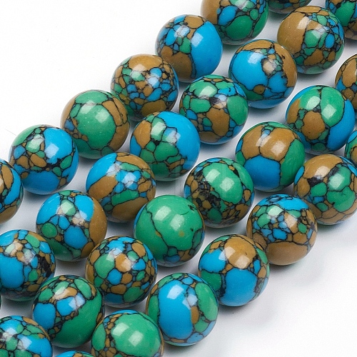 Synthetic Turquoise Beads Strands X-TURQ-G832-04-4mm-1