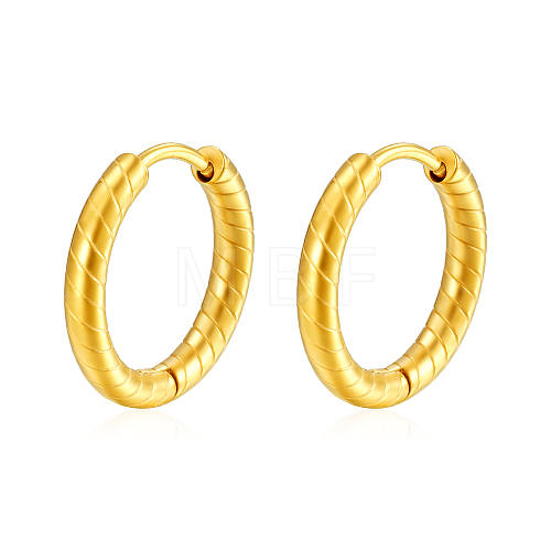 Stylish Stainless Steel Hoop Earrings RV4103-8-1