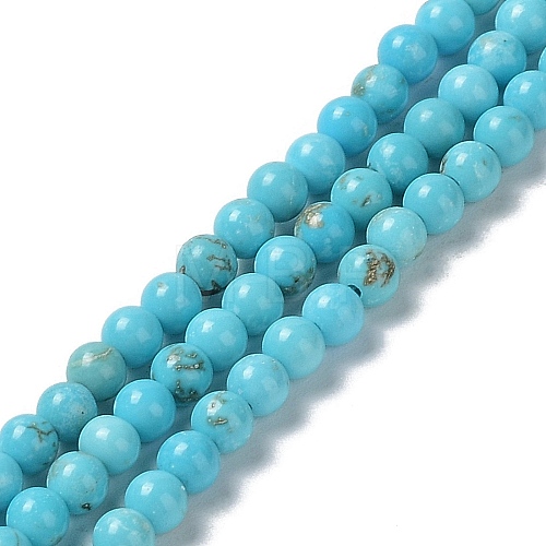 Natural Howlite Beads Strands G-E604-B04-B-1