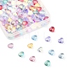 100Pcs 10 Colors Transparent Glass Beads GLAA-CJ0001-56-3
