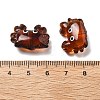 Transparent Glass Enamel Beads LAMP-V001-08H-3