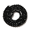 Natural Black Onyx Beads Strands X-G-K020-3mm-30-4