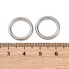 201 Stainless Steel Closed Jump Rings STAS-D301-17P-02-3