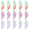 10Pcs Spray Painted 430 Stainless Steel Pendants STAS-YW0002-92A-2