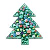 Christmas Theme Acrylic Pendants OACR-A034-01G-1