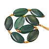 Natural Banded Agate Beads Strands G-F825-H01-01B-5