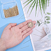 300Pcs 304 Stainless Steel Flat Head Pins STAS-ME0003-70-3