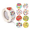 Birthday Themed Pattern Self-Adhesive Stickers DIY-E023-08D-1