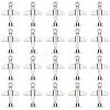 100Pcs Tibetan Style Alloy Pendants TIBEB-SC0003-56-1