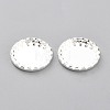 304 Stainless Steel Cabochon Settings STAS-Y001-08S-2