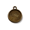 Tibetan Style Pendant Cabochon Settings LS-TIBE-A23176-AB-FF-1