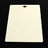 Rectangle Shape Cardboard Necklace Display Cards CDIS-Q001-10B-2