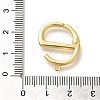 Rack Plating Brass Spring Gate Rings KK-Z086-53G-01-3