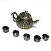 Miniature Alloy Cup & Teapot MIMO-PW0001-104AG-1